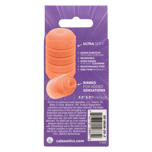 Pop Sock Ribbed - Orange Pop Sock Ribbed - Orange