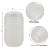 Pop Sock Ribbed - Clear