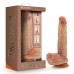 Renaissance - Davinci - 8 Inch Sliding Foreskin Dildo With Squeezable Balls - Tan Renaissance - Davinci - 8 Inch Sliding Foreskin Dildo With Squeezable Balls - Tan