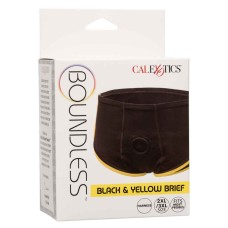 Boundless Black and Yellow Brief - 2x/3x - Black/ Yellow Boundless Black and Yellow Brief - 2x/3x - Black/ Yellow