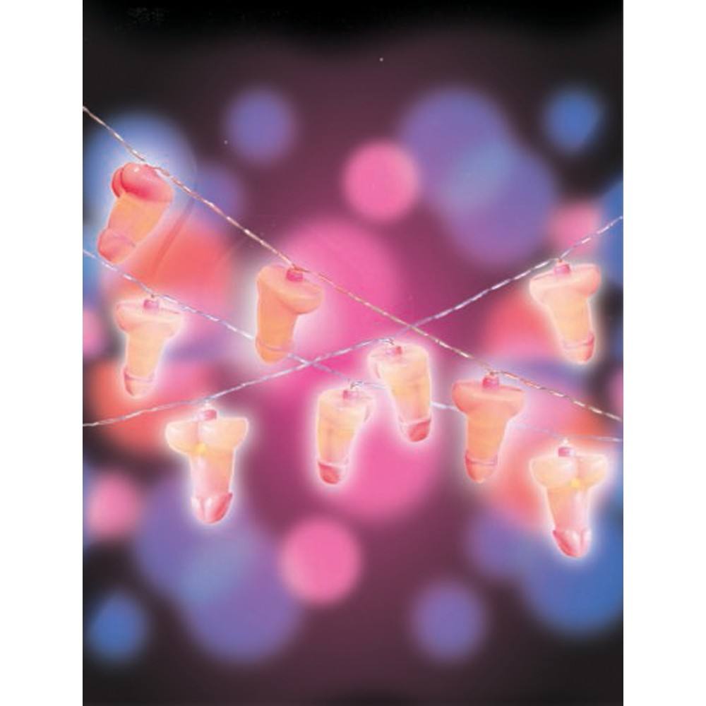 Glitterati Penis String Lights - 20 Lights