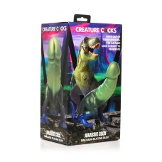 Jurassic Cock Dinosaur Silicone Dildo - Green/blue Jurassic Cock Dinosaur Silicone Dildo - Green/blue