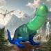 Jurassic Cock Dinosaur Silicone Dildo - Green/blue Jurassic Cock Dinosaur Silicone Dildo - Green/blue