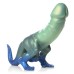 Jurassic Cock Dinosaur Silicone Dildo - Green/blue Jurassic Cock Dinosaur Silicone Dildo - Green/blue