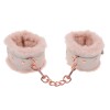 Peaches N Creame Fur Handcuffs - Pink