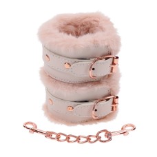 Peaches N Creame Fur Handcuffs - Pink Peaches N Creame Fur Handcuffs - Pink