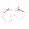 Peaches N Creame Pearl Nipple Clamps - Pink