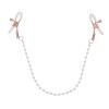 Peaches N Creame Pearl Nipple Clamps - Pink