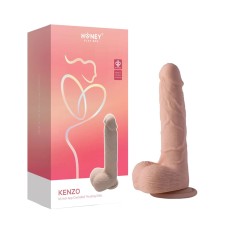 Kenzo-App Controlled 9.5" Big Realistic - Thrusting Dildo Kenzo-App Controlled 9.5" Big Realistic - Thrusting Dildo