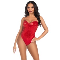 Sequin Bodysuit - Medium - Red Sequin Bodysuit - Medium - Red