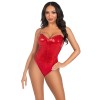 Sequin Bodysuit - Small - Red