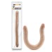 Dr. Skin Plus - 16.5 Posable Double Dong - Beige Dr. Skin Plus - 16.5 Posable Double Dong - Beige