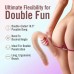 Dr. Skin Plus - 16.5 Posable Double Dong - Beige Dr. Skin Plus - 16.5 Posable Double Dong - Beige