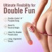 Dr. Skin Plus - 14 Posable Double Dong - Beige Dr. Skin Plus - 14 Posable Double Dong - Beige
