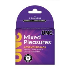 One Mixed Pleasures 3 Count Condoms One Mixed Pleasures 3 Count Condoms