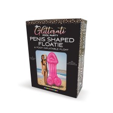 Glitterati Penis Pool Float - 6ft - Pink