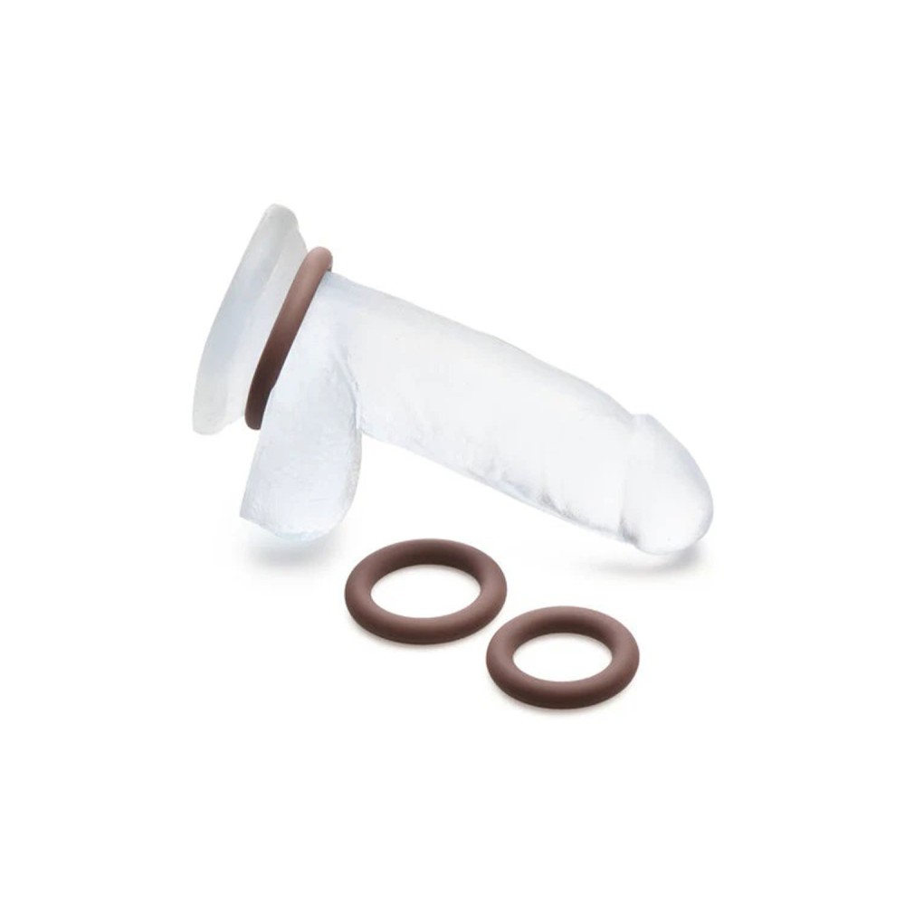 Jock Silicone Cock Ring Set in - Dark