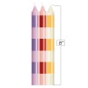 The 9's Make Me Melt Sensual Warm Drip Candles 3pk Stripes Pastellines