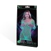 Glow in the Dark Mini Dress - One Size - Green