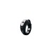 Zolo Fit Rite Vibrate Cock Ring with Snaps - Black