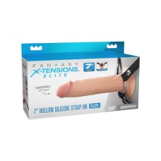 Fantasy X-Tensions Elite 7" Silicone Hollow Strap Dual Density Light Fantasy X-Tensions Elite 7" Silicone Hollow Strap Dual Density Light