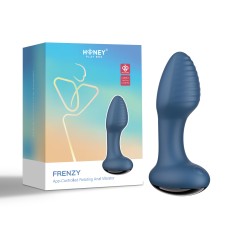 Frenzy App-Controlled Rotating Anal Vibrator - Blue Frenzy App-Controlled Rotating Anal Vibrator - Blue