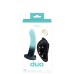 Duo Semi-Realistic Dildo With Harness - Turquoise/black Duo Semi-Realistic Dildo With Harness - Turquoise/black