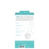 Duo Semi-Realistic Dildo With Harness - Turquoise/black