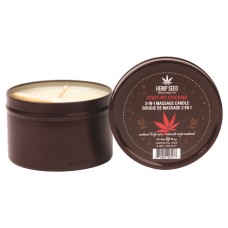 Hemp Seed 3 in 1 Massage Candle Stuff My Stocking - 6oz Hemp Seed 3 in 1 Massage Candle Stuff My Stocking - 6oz