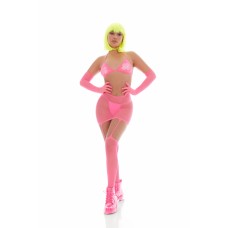 Bling Ring 5pc Set - One Size - Pink Bling Ring 5pc Set - One Size - Pink