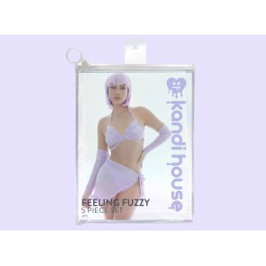 Feeling Fuzzy 5pc Set - Medium/large Lilac Feeling Fuzzy 5pc Set - Medium/large Lilac