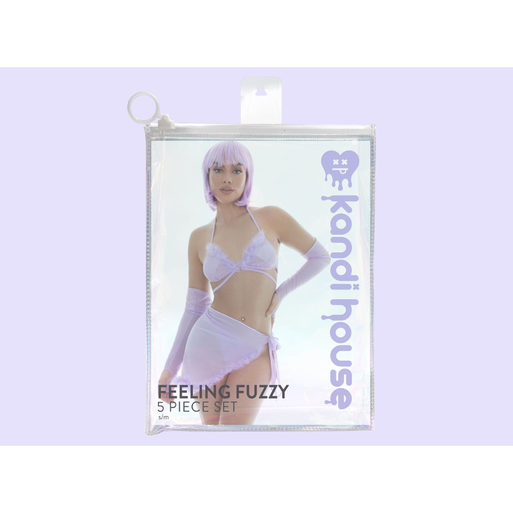 Feeling Fuzzy 5pc Set - Small/medium Lilac
