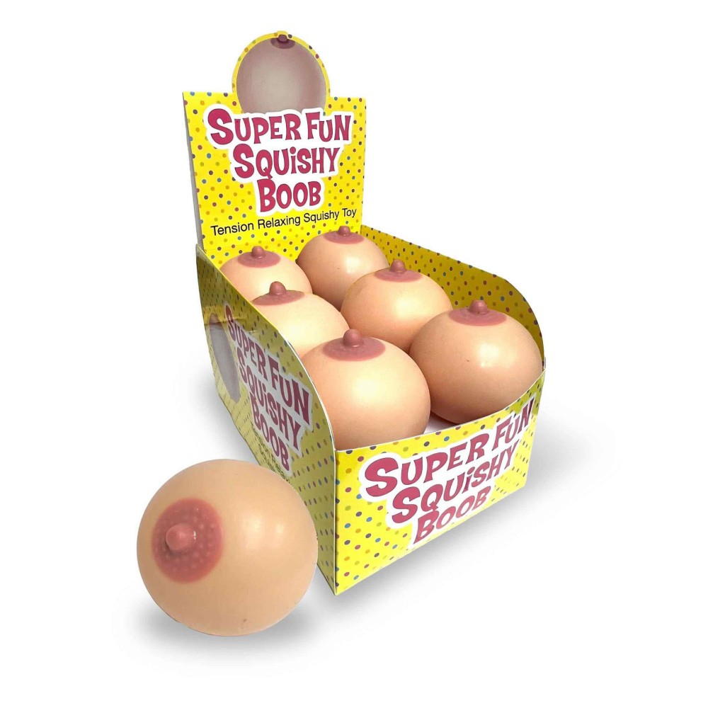 Super Fun Squishy Boobs Display 12 Ct.