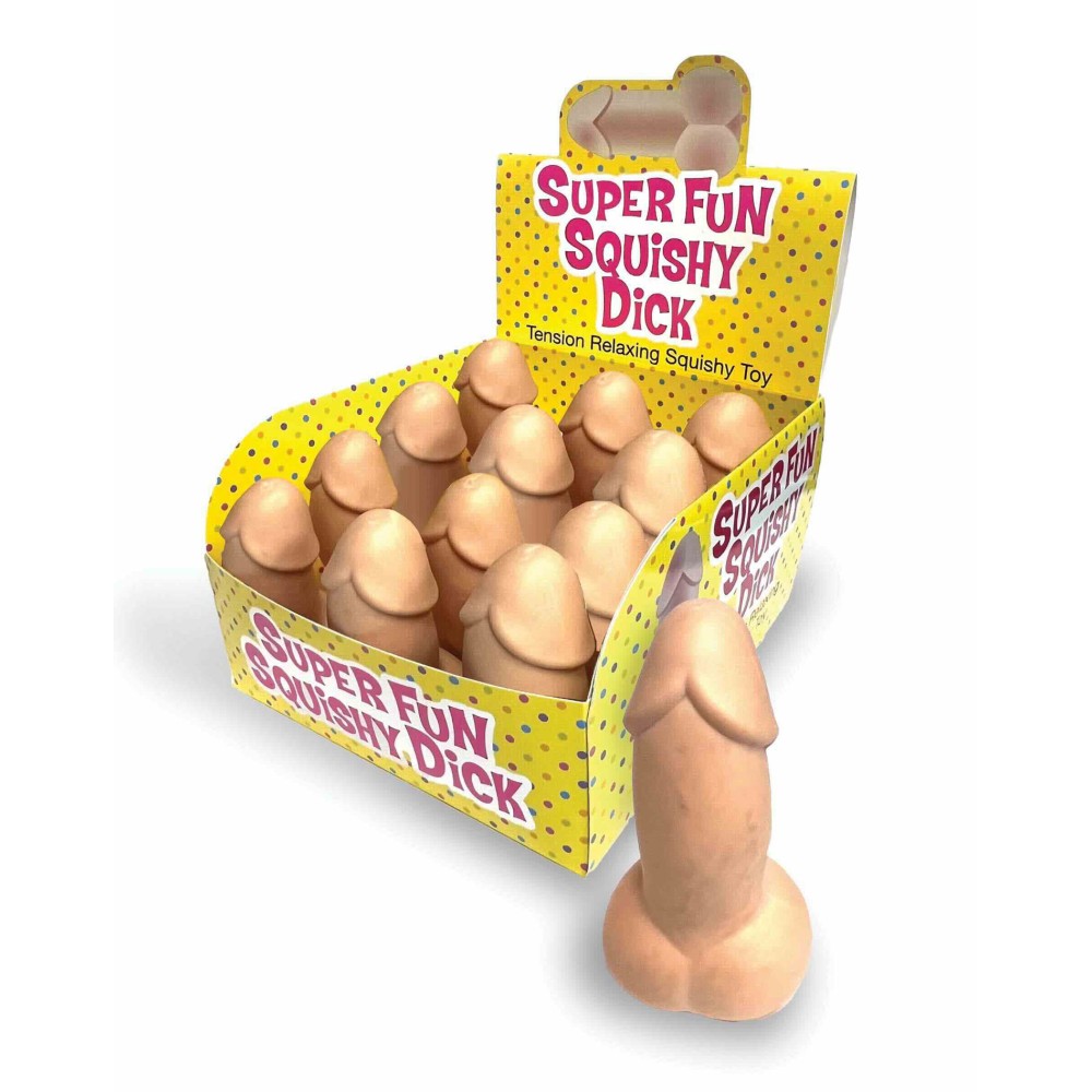 Super Fun Squishy Dicks Display 12 Ct.