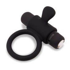 Nu Sensuelle Silicone Bullet Ring - Black Nu Sensuelle Silicone Bullet Ring - Black