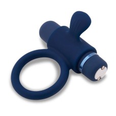 Nu Sensuelle Silicone Bullet Ring - Navy Blue Nu Sensuelle Silicone Bullet Ring - Navy Blue