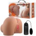 Mila Realistic Vagina and Ass Vibrator - Tan Mila Realistic Vagina and Ass Vibrator - Tan