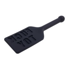 Edge Fuck Toy Silicone Paddle - Black Edge Fuck Toy Silicone Paddle - Black