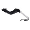 Edge Flogger - Black / Silver