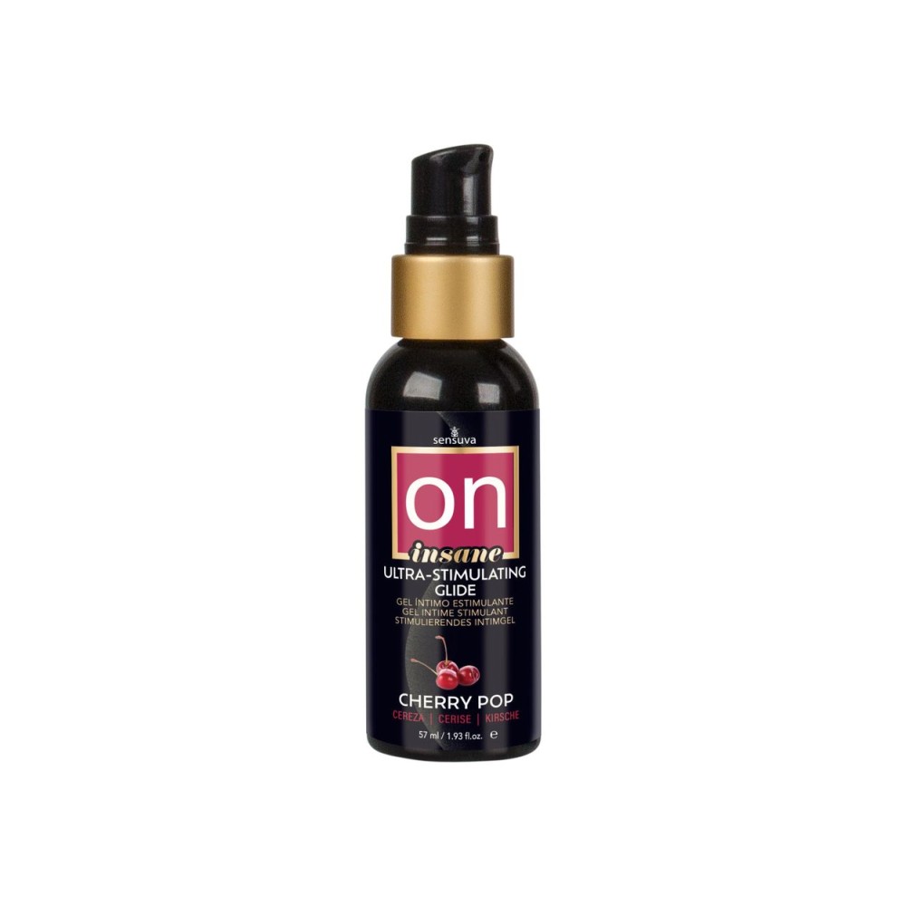 On Insane Ultra-Stimulating Glide Cherry Pop 2oz-57ml Bottle
