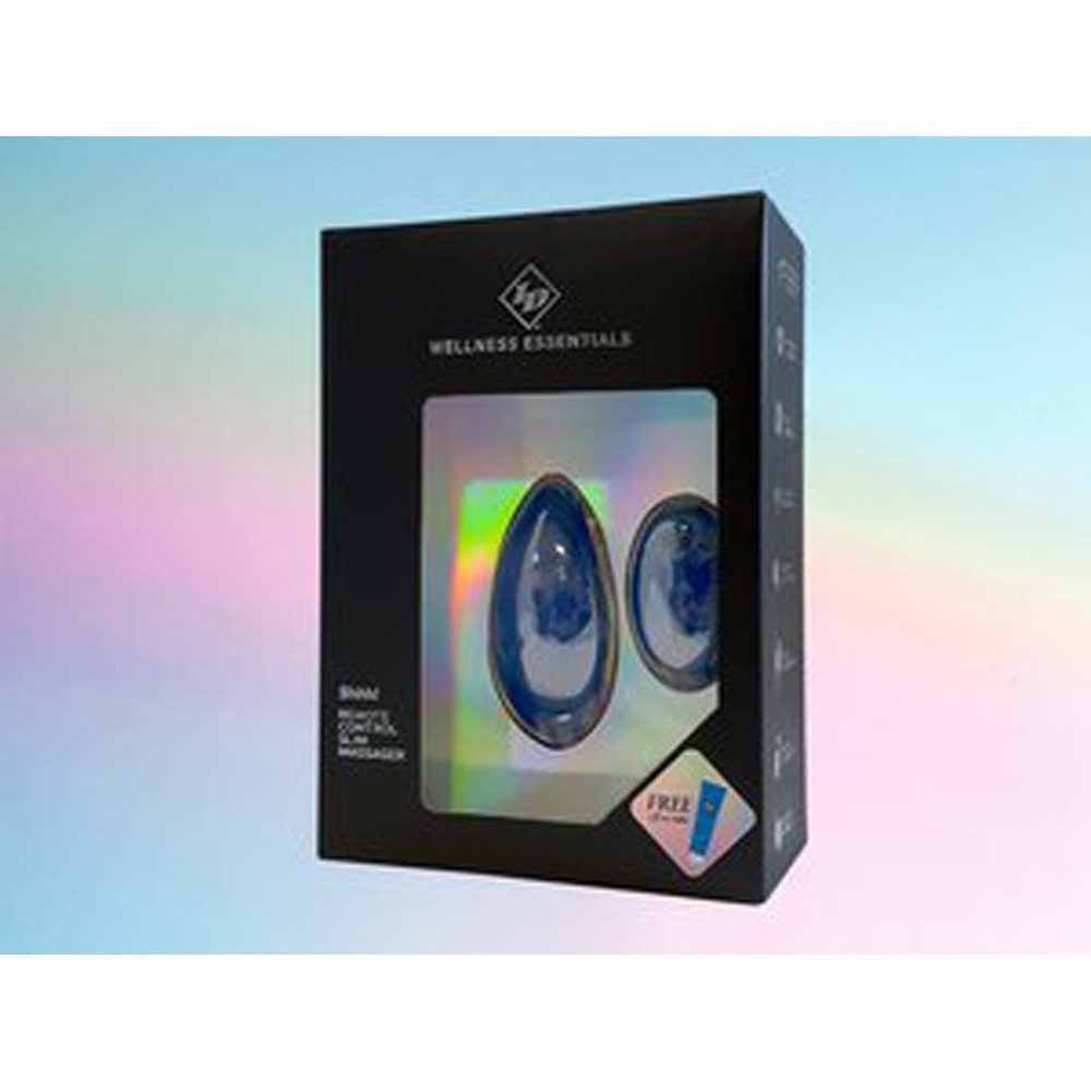 Shhh! Remote Control Slim Massager - Blue