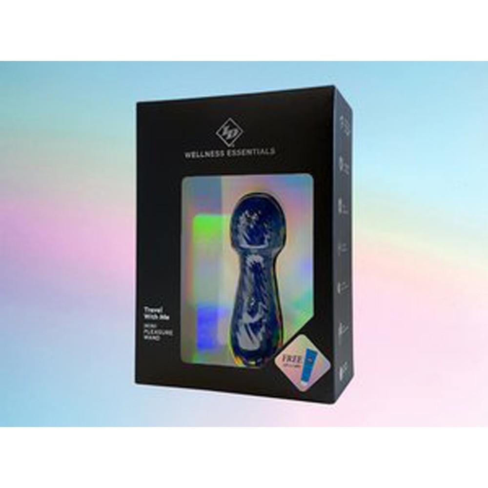 Travel With Me Mini Pleasure Wand - Blue