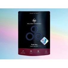 Tripple Grip Cock Ring Set - Blue Tripple Grip Cock Ring Set - Blue