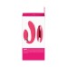 Jeni C-Shaped Dual Motor Vibe With Remote - Pink