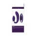 Jeni C-Shaped Dual Motor Vibe With Remote - Purple