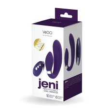 Jeni C-Shaped Dual Motor Vibe With Remote - Purple Jeni C-Shaped Dual Motor Vibe With Remote - Purple