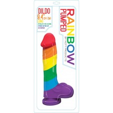 Pumped Rainbow Silicone Dildo Pumped Rainbow Silicone Dildo