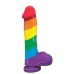 Pumped Rainbow Silicone Dildo Pumped Rainbow Silicone Dildo