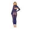 Bodystocking Gown and Shrug Dmnd - One Size - Eclipse