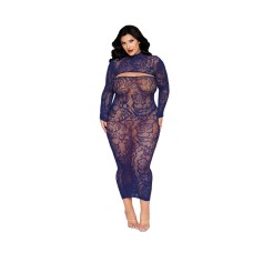 Bodystocking Gown and Shrug Dmnd - Queen - Eclipse Bodystocking Gown and Shrug Dmnd - Queen - Eclipse